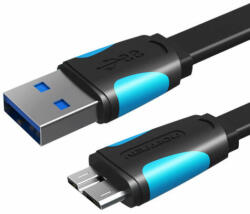 Vention Flat USB 3.0 A to Micro-B cable Vention VAS-A12-B200 2m Black