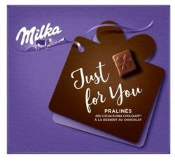 Milka Csokoládé MILKA JustForYou praliné kakaós krémtöltelékkel 110g
