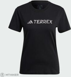 adidas TERREX LOGO női póló, fekete (XS)