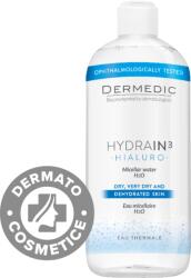 DERMEDIC Apa micelara H2O Hydrain 3 Hialuro, 500ml, Dermedic
