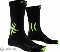 X-BIONIC x-SOCKS BIKE 4.0 téli zokni, fekete/sárga (39/41)