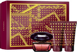 Versace Crystal Noir Set cadou, Apă de toaletă 50ml + Lapte de corp 50ml + Gel de dus 50ml, Femei