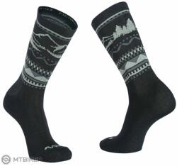 Northwave Core zokni, fekete/erdőzöld (M)