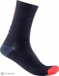 Castelli BANDITO WOOL 18 zokni, sötétkék (L-XL (EU 40-43))