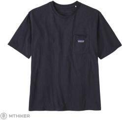 Patagonia Regenerative Organic Certified Cotton LW Pocket póló, tintafekete (XL)