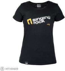 Singing rock Énekrock BACKBONE ARROW női póló, fekete (M)