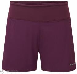 Montane FEM SLIPSTREAM TWIN SKIN SORTS női rövidnadrág, bordó (UK14/L)