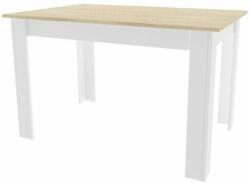 Mercaton Étkezőasztal, Mercaton, fa, tölgy sonoma és fehér, 120x80x75 cm (MCTART-15387_1)