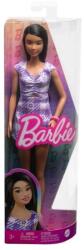 Mattel Barbie Fashionistas Barátnő baba - Lila kockás ruhában (FBR37-HPF75) (FBR37-HPF75)
