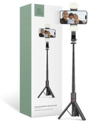 Tech-Protect Szelfibot állvány Tech-protect L05s Wireless Selfie Stick Tripod & Led Light Black