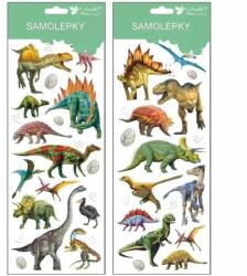 PLUS LINE Set de autocolante cu dinosauri - 12 x 30 cm , diferite (AN1251)
