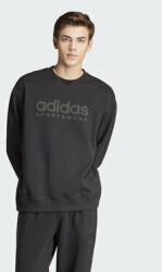 Adidas Bluză ALL SZN Fleece Graphic IW1190 Negru Loose Fit