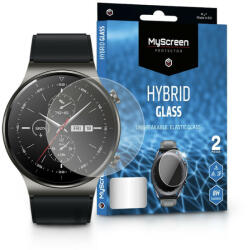 MyScreen Protector Huawei Watch GT 2 Pro rugalmas üveg képernyővédő fólia - MyScreen Protector Hybrid Glass - 2 db/csomag - átlátszó