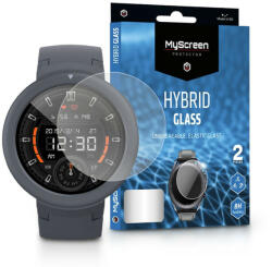 MyScreen Protector Amazfit Verge Lite rugalmas üveg képernyővédő fólia - MyScreen Protector Hybrid Glass - 2 db/csomag - átlátszó