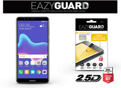 EazyGuard Huawei Y9 (2018) gyémántüveg képernyővédő fólia - Diamond Glass 2.5D Fullcover - fekete - rexdigital