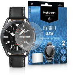 MyScreen Protector Samsung Galaxy Watch 3 (41 mm) rugalmas üveg képernyővédő fólia - MyScreen Protector Hybrid Glass - 2 db/csomag - átlátszó - rexdigital