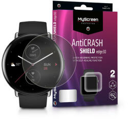 MyScreen Protector Amazfit Zepp E Circle (Round) ütésálló képernyővédő fólia - MyScreen Protector AntiCrash Shield Edge3D - 2 db/csomag - átlátszó