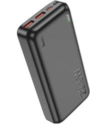 hoco. Baterie Externa Hoco Astute J101A 22.5W 20000mAh 2 x USB microUSB Type-C Black (6931474782496)