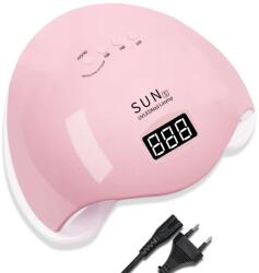 Sunuv Lampa uv-led manichiura pedichiura SunUV, sun5 lq, 48 W, roz (SUN5LQ-P)