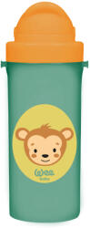 Wee Baby Pahar cu pai Wee Baby - Friends, 300 ml, maimuță, verde (395)