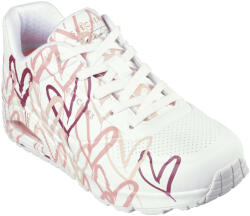 Skechers uno-spread the love 39 | Femei | Teniși | Alb | 155507-WCRL (155507-WCRL)