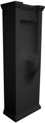 Sapho KERASAN WALDORF piszoár szifonnal és szerelőcsomaggal, 44x124, 5x34cm, matt fekete (413131) (413131)