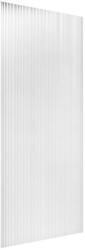 SAPHO POLYSAN ESCA Walk-in zuhanyfal, flutes üveg, 1067x2100mm (ES1311) (ES1311)