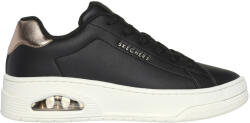 Skechers uno court - courted 37, 5 | Femei | Teniși | Negru | 177700-BLK (177700-BLK)