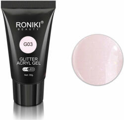 Roniki glitter poly gel - 03 - 30g (RNPG03)