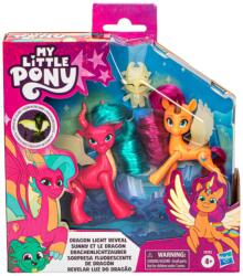 Hasbro Set doua figurine, My Little Pony, Ponei-Dragoni, F8702 Figurina