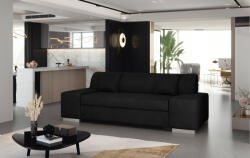 Eltap Porto 3 kanapé, fekete, Mat Velvet 99 - smartbutor