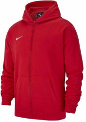 Nike Pulcsik piros 137 - 147 cm/M Team Club 19 Full-zip Fleece Hoodie Junior