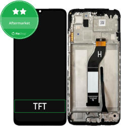 Xiaomi Redmi 13C 23100RN82L, 23106RN0DA - Ecran LCD + Sticlă Tactilă + Ramă (Midnight Black) TFT, Black