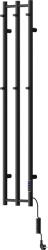 Mexen Pino, elektromos fűtőelem törülközőtartóval 1405x242 mm, 200 W, fekete, W301-1405-242-00-70 (W301-1405-242-00-70)