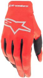 Alpinestars Mănuși motocross Alpinestars Radar roșu-argintiu (AIM172-0173)