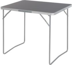 ProGarden Kemping asztal hordozófüllel, összecsukható, 80 x 60 x 69 cm, szürke (X35000200)