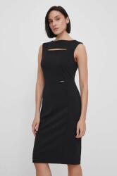 Calvin Klein ruha fekete, mini, egyenes - fekete 40 - answear - 54 990 Ft