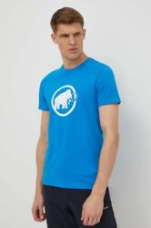 MAMMUT sportos póló Core nyomott mintás - kék XL