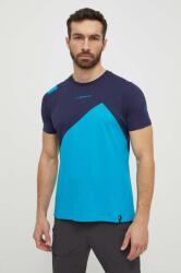 La Sportiva t-shirt Dude férfi, mintás, F24614643 - kék XL