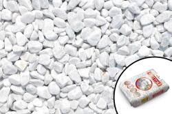  Díszkavics márvány, carrarai fehér, 16-25 mm, (25 kg/zsák)