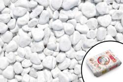 Díszkavics márvány , carrarai fehér, 25-40 mm, (25 kg/zsák)