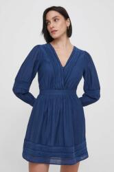 Pepe Jeans ruha sötétkék, mini, harang alakú - sötétkék L - answear - 29 990 Ft