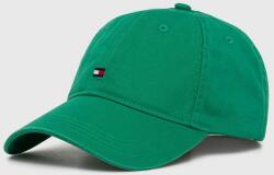 Tommy Hilfiger pamut baseball sapka zöld, nyomott mintás - zöld Univerzális méret - answear - 12 990 Ft