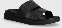 Calvin Klein papucs FLAT SLIDE EPI MONO fekete, női, HW0HW01957 - fekete Női 40