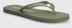 Calvin Klein Jeans flip-flop BEACH SANDAL GLOSSY zöld, férfi, YM0YM00952 - zöld Férfi 40