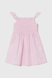 Guess gyerek ruha rózsaszín, mini, harang alakú - rózsaszín 118-122 - answear - 16 990 Ft