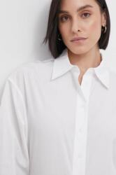 Calvin Klein pamut ing női, galléros, fehér, slim - fehér 40