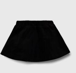 Benetton gyerek szoknya fekete, mini, harang alakú - fekete 82 - answear - 8 790 Ft