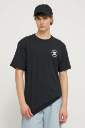 DC pamut póló fekete, férfi, nyomott mintás - fekete M - answear - 9 990 Ft