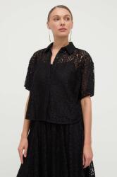 Michael Kors ing női, galléros, fekete, relaxed - fekete S - answear - 56 990 Ft
